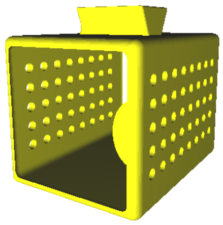 soporte powerbank cuadrada