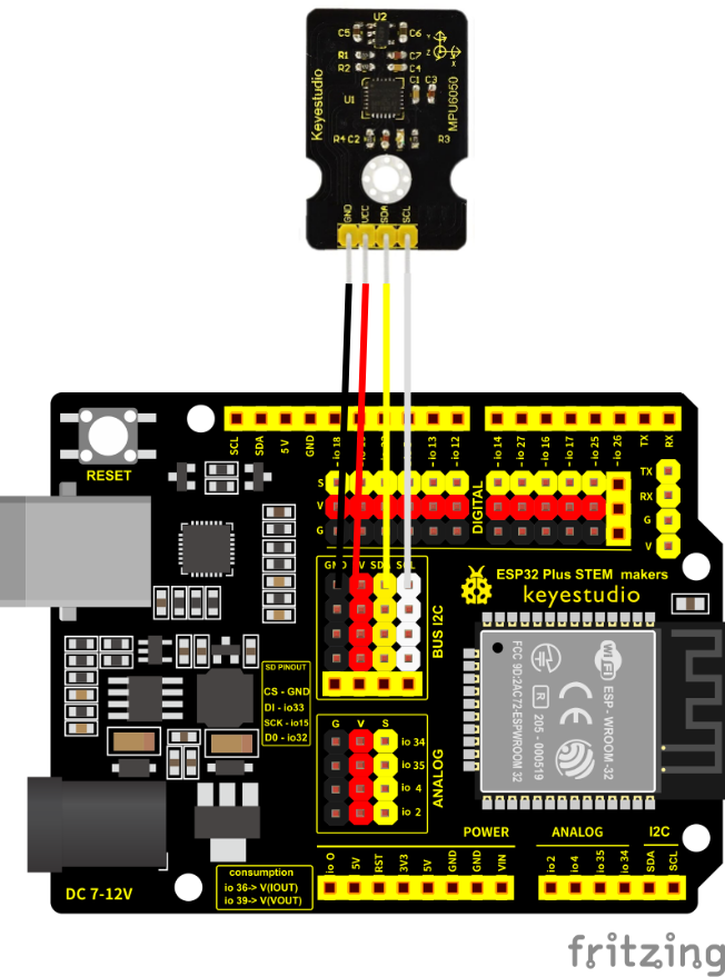 esp32 mpu6050