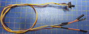 Interruptor preparado con tres cables