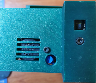 Caja sensor CCS811 colocado en su lugar